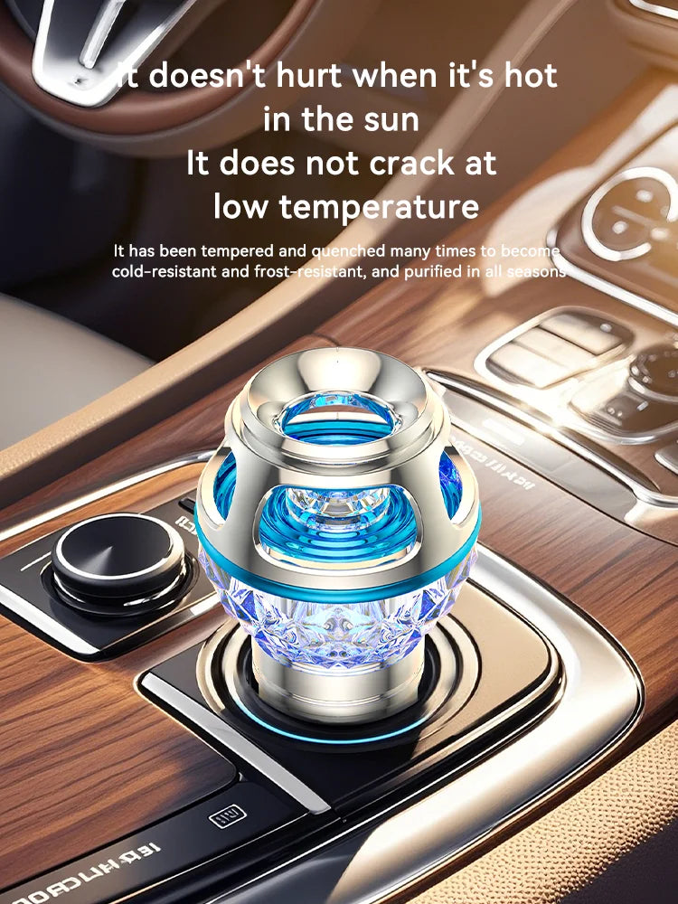 Car air purifier Compact and convenient car fresh air purifier close-up view