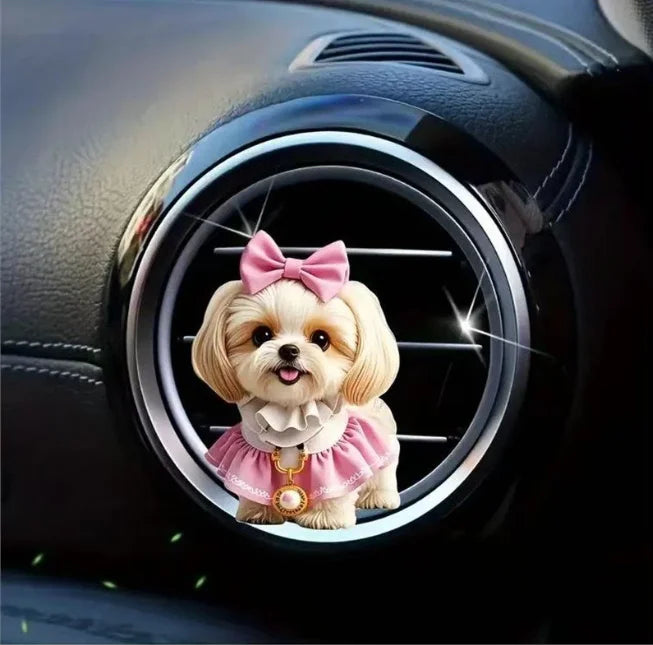 Cartoon car aroma decoration item, car vent clip, air conditioning decoration item, car interior fragrance accessory