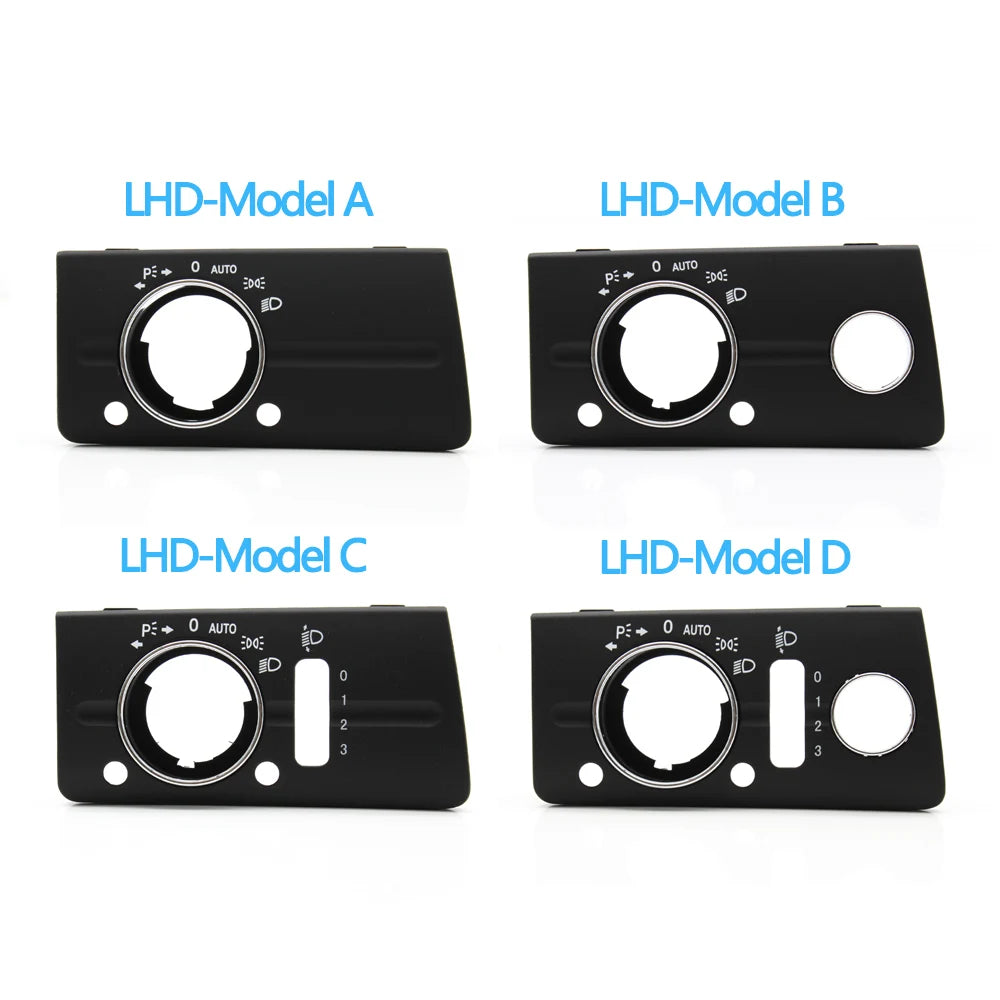 LHD RHD Front Dashboard Headlight Lamp Switch Cover Trim Replacement For Mercedes Benz W211 E Class 320 350 550 2003-2008