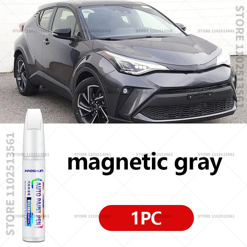 For Toyota CHR Paint Repair Pen Touch Up Scratch Remover DIY Car Accessories White Bla close-up view