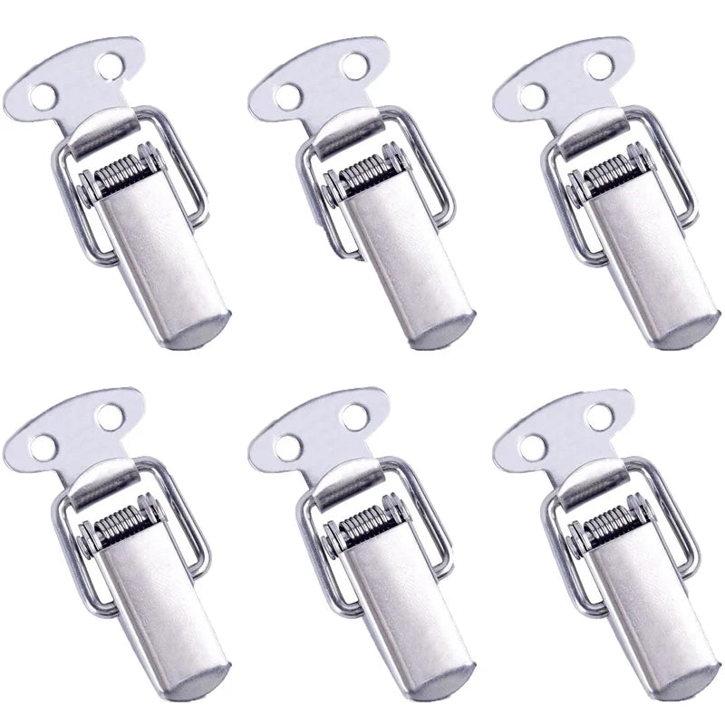 6/12PCS Toggle Latches Spring Loaded Clamp Clip Case Box Latch Catch Toggle Tension Lock Lever Clasp