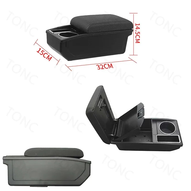 For Peugeot 207 Armrest for Peugeot 207CC Interior Center Armrest Storage Box Without lifestyle view