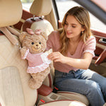 Cute Bear Napkin Organizer Car Tissue Holder for Seat Back Headrest SUVs MPVs Trucks