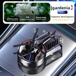 Solar Car Perfume | Long-Lasting Helicopter Air Freshener with Odor Removal close-up view