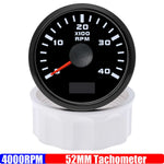 2" 52mm Tachometer Gauge | Red Backlight RPM Meter for Car Boat Marine 12V 24V lifestyle view