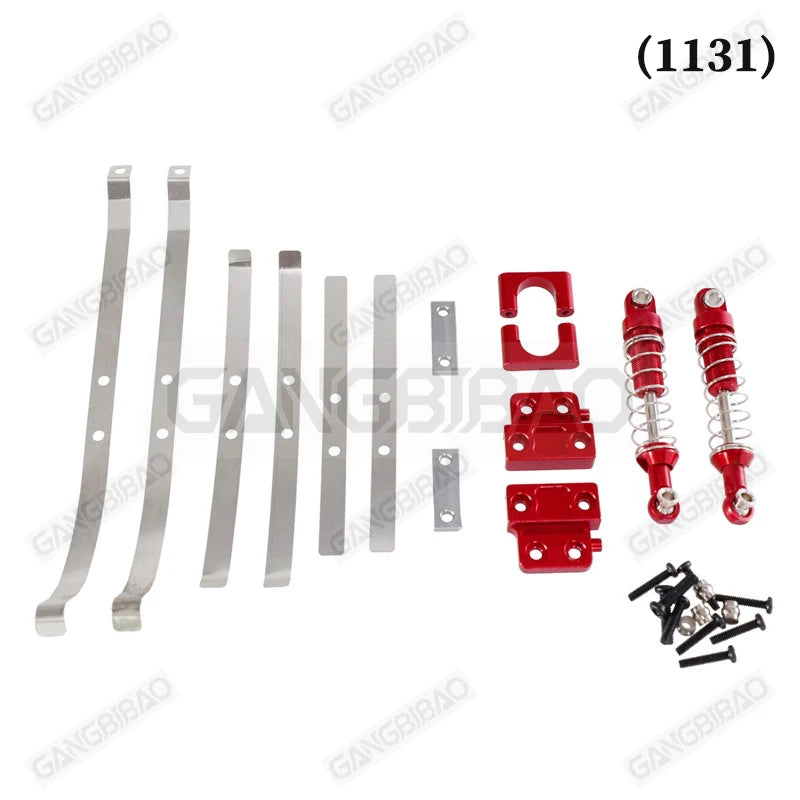 MN82 Remote Control Car Upgrade Metal Front and Rear Axle Drive Shaft Shock Absorber Tire for MN 1/12 MN82T LC79 MN82S MN82Pro