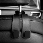Car Headrest Hooks Hanger for Bags Seat Back Organizer Holder Clips Auto Fastener Hooks detail view
