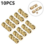 4/10pcs Brake Line Connector 4.75mm | No-Flare Repair Unions for Steel Brake Lines alternate view