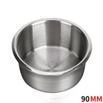 68/85/90mm Stainless Steel Marine Boat RV Cup Holder | Universal Rustproof Drink Bottle detail view