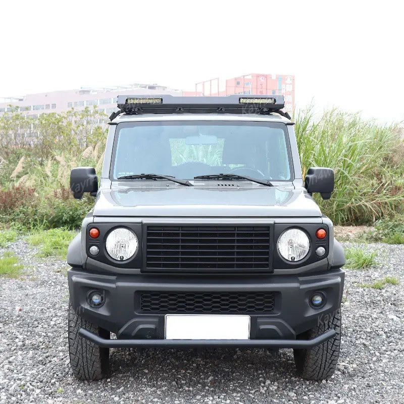 Aluminum Roof Rack Box for Suzuki Jimny JB64 JB74 | Off Road 4x4 Luggage Rack with LE lifestyle view