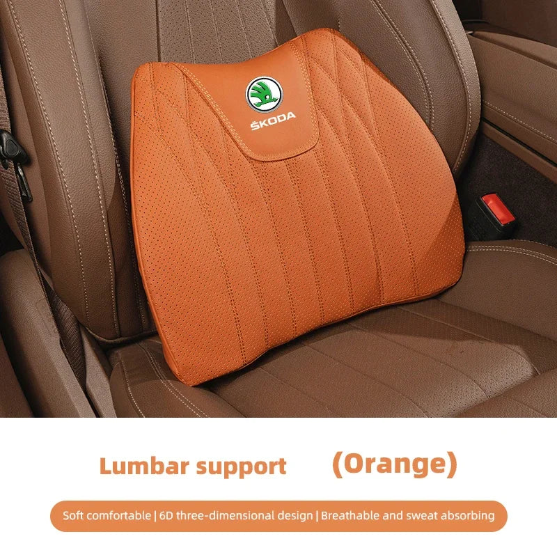 Car Seat Cushion Cover Lumbar Support Waist Cushioning For Skoda Octavia Rapid Kodiaq alternate view