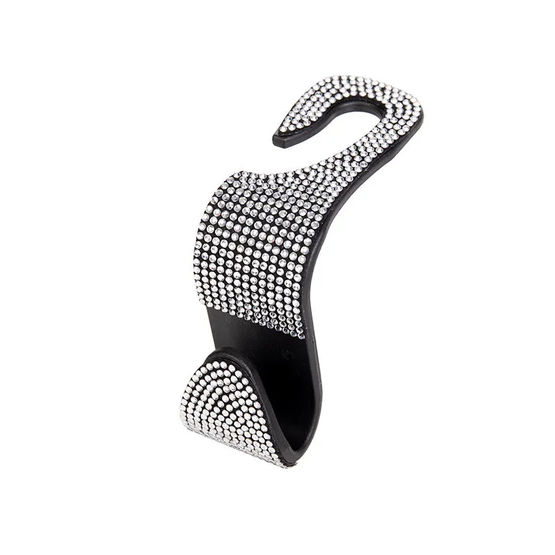 Rhinestone Car Headrest Hook Organizer