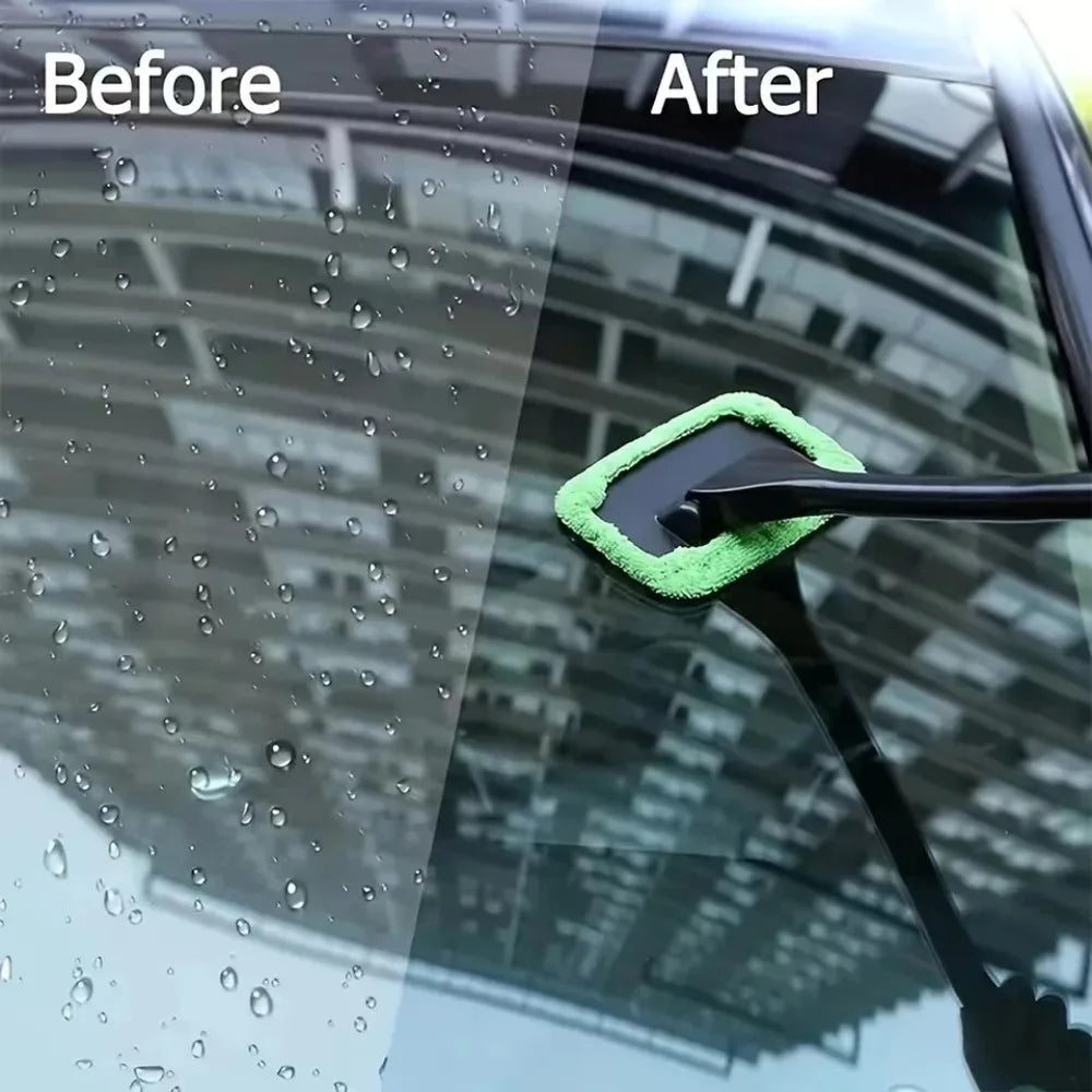 Car Window Cleaner Brush Kit Windshield Cleaning Wash Tool Inside Interior Auto Glass lifestyle view