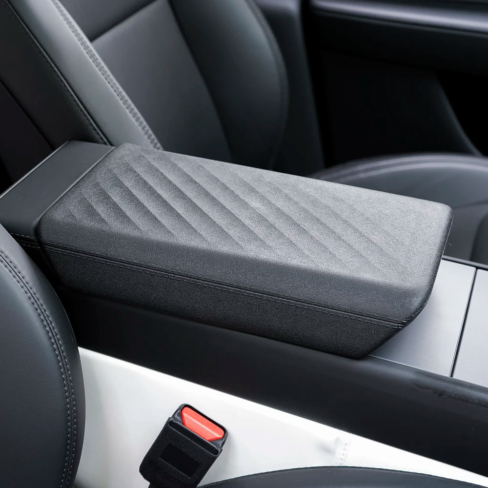 TPE Soft Center Console Armrest Cover for Tesla Model Y Juniper 2025 Model 3 Highland 2024 Electric Car Protection Accessories