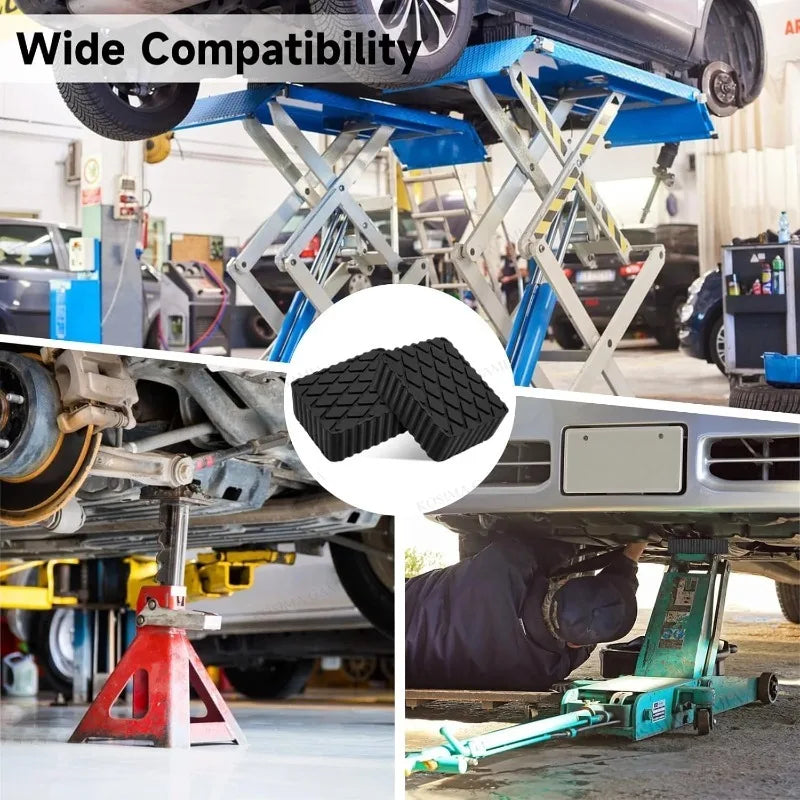 Jack Pad Support Shock-Absorbing Car Lift Rubber Blocker Jack Pad For Car Jacks Liftin close-up view