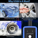 Car Tire Pressure Monitor Sensor System Relearn Tool 315MHz or 433MHz Universal U508 Aut detail view