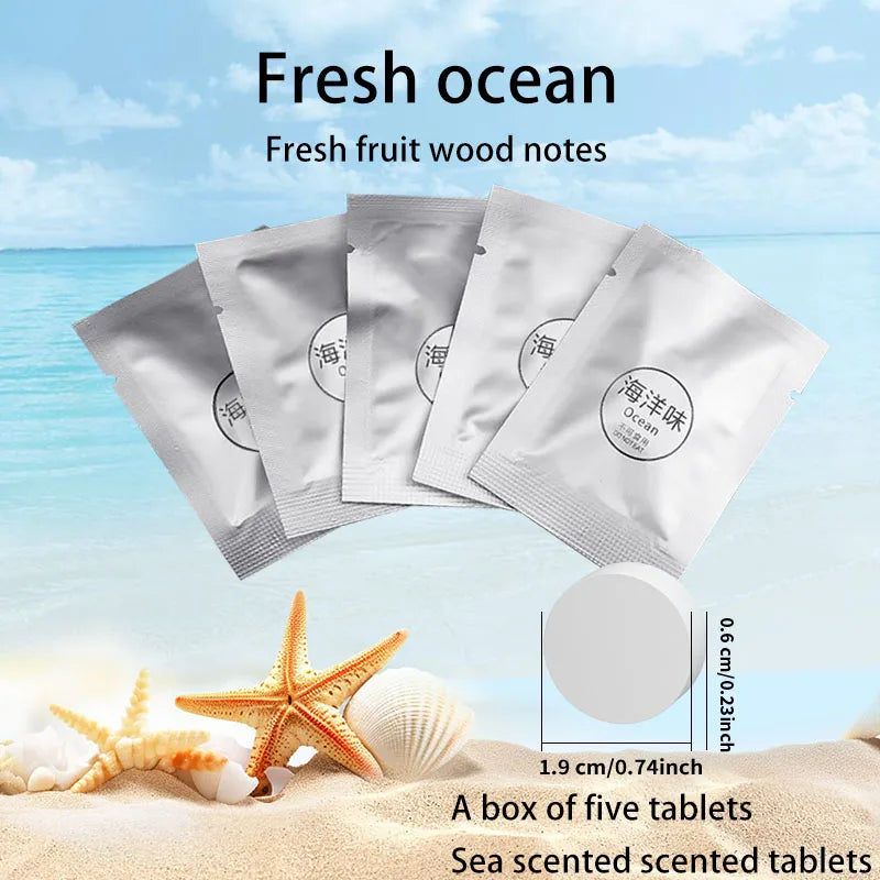 Car Air Freshener Refill Tablets | Ocean Scent Solid Fragrance for Vents