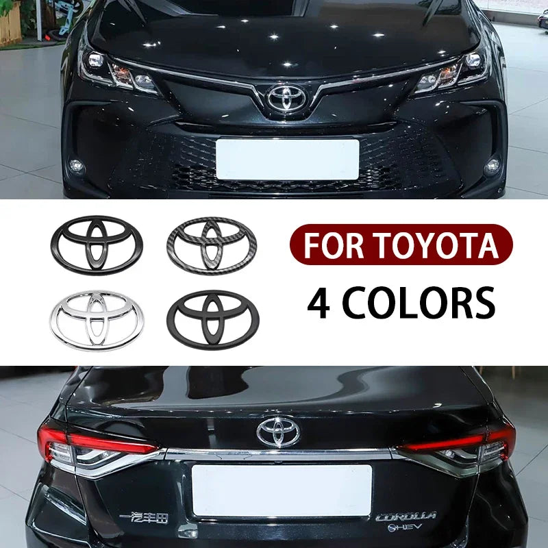 3D Car Emblem Badge for Toyota Corolla Camry RAV4 Hilux Yaris | Gloss Black Matte Bla alternate view
