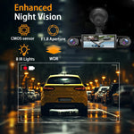 4-Channel 360° Dash Cam | 1080P, Night Vision, G-Sensor, Parking Monitor detail view