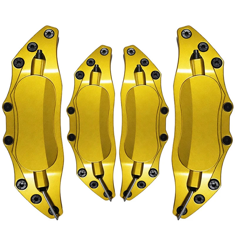 4Pcs Metal Car Wheel Caliper Covers Brake Caliper Anti Dust Protective Disc Shell f additional angle