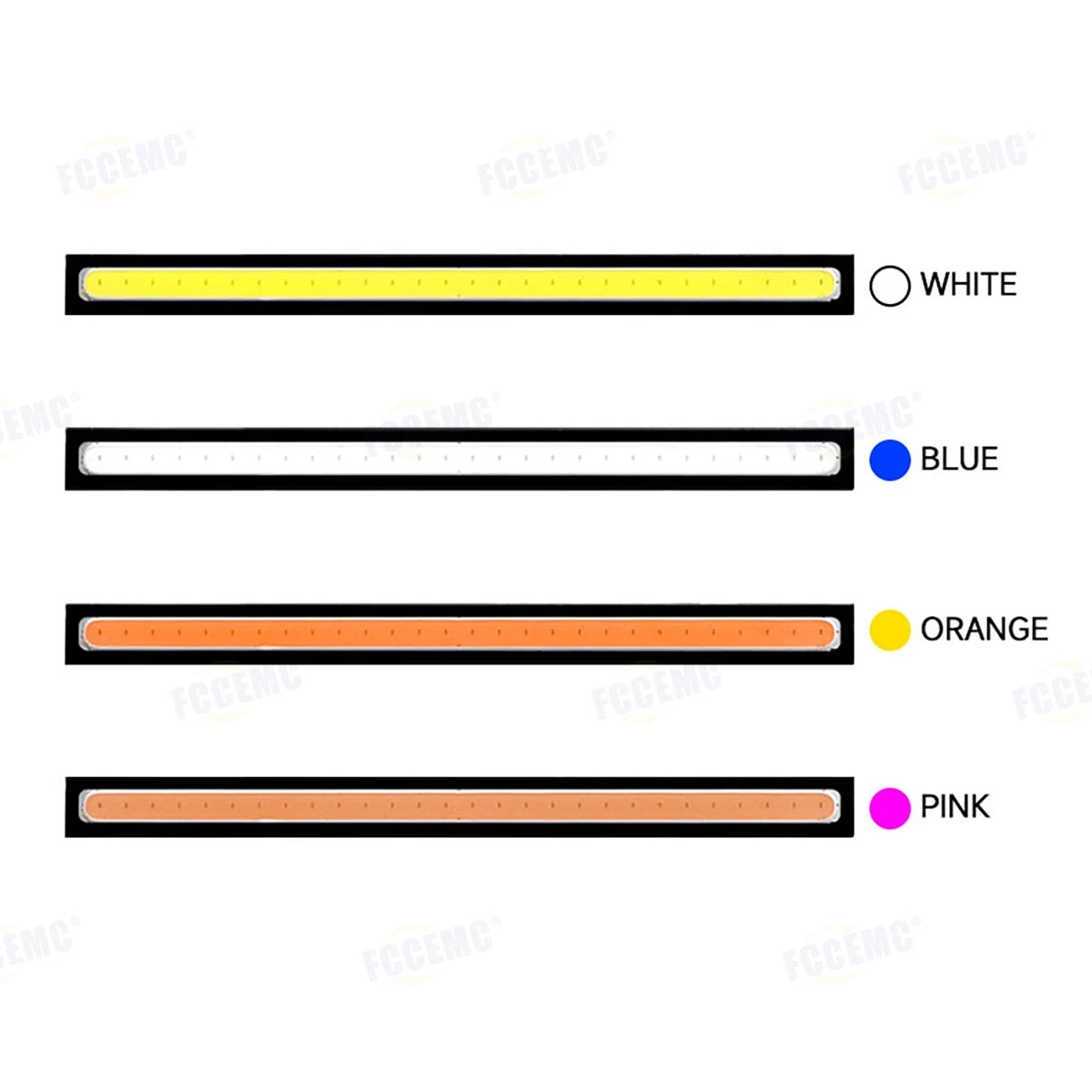 LED Car COB Daytime Running Lights 2 Pcs 12V alternate view