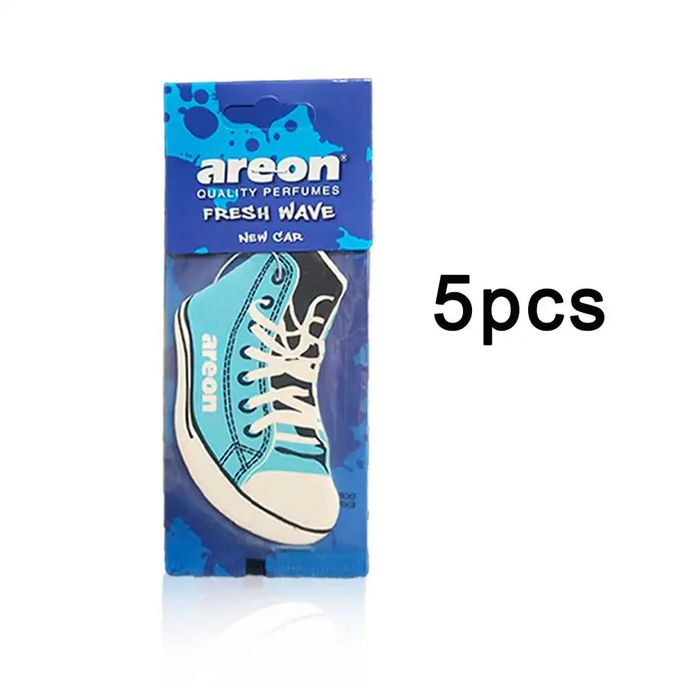 Sports Shoe Car Fragrance Pendant | Trendy Rearview Mirror Air Freshener close-up view