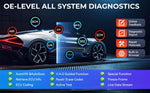 LAUNCH X431 USCRP919X BT OBD2 Scanner Automotive Diagnostic Tools Car CANFD DOIP ECU Coding Professional Bluetooth Diagnosis Scan Free Update Hot Selling