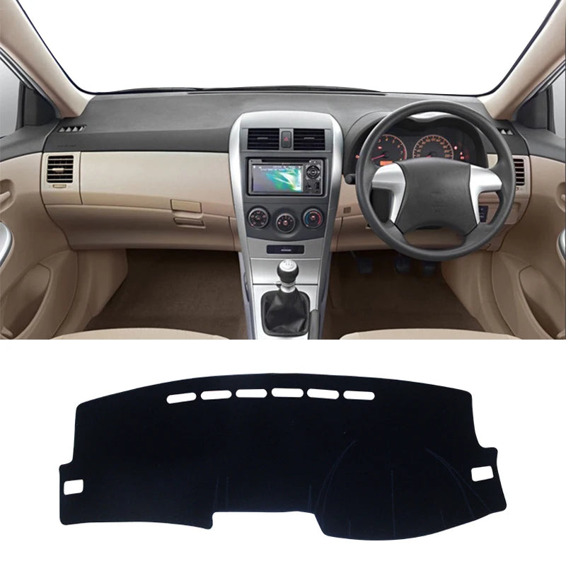 Car Dashboard Cover Dash Anti-UV Mat For Toyota Corolla E180 E150 2006-2018 additional angle
