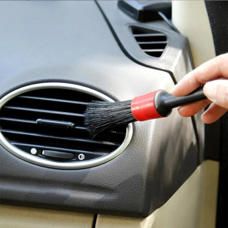 5PCs detailing brush set car brushes car detailing brush for car cleaning detailing br close-up view