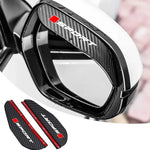 2pcs Car Rearview Mirror Rain Eyebrow Kit,Universal Rear View Side Mirror Rain Eyebrow Trim Shield Rainproof,For Most Car Models