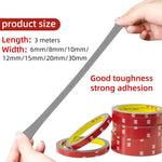 3-meters strong double sided acrylic foam mounting tape high temperature resistant fo alternate view