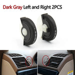 2PCS Set Car Front Rear Air Conditioning AC Vent Rolling Wheel For Mercedes BENZ E Class W211 E220 E280 E320 E350 E55