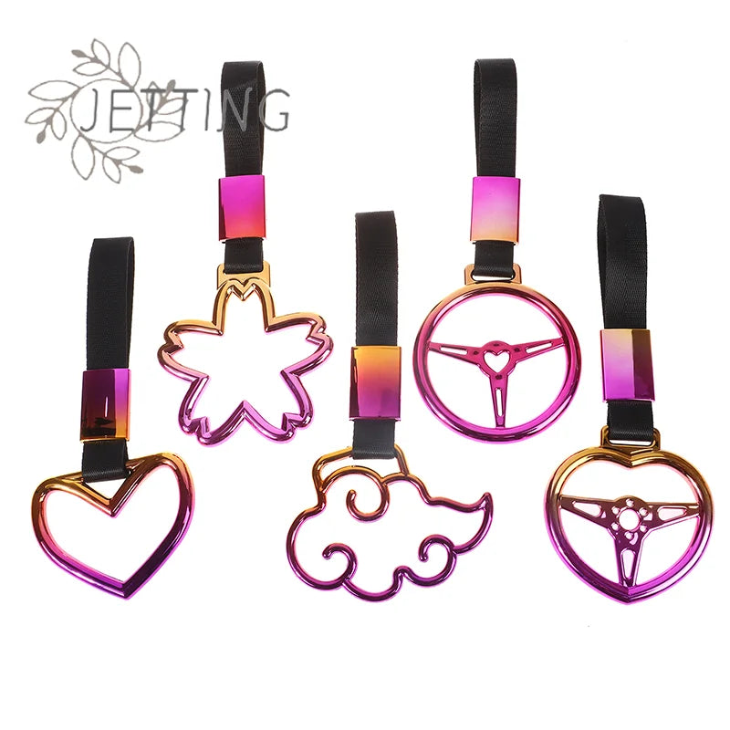 Hot 1Pc Train Bus Handle Hand Strap Drift Charm Strap Drift Auto Accessories Car Styling Car Heart S