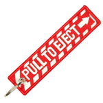 Double-Sided Embroidery Key Ring Keychain For Motocycle Keys detail view
