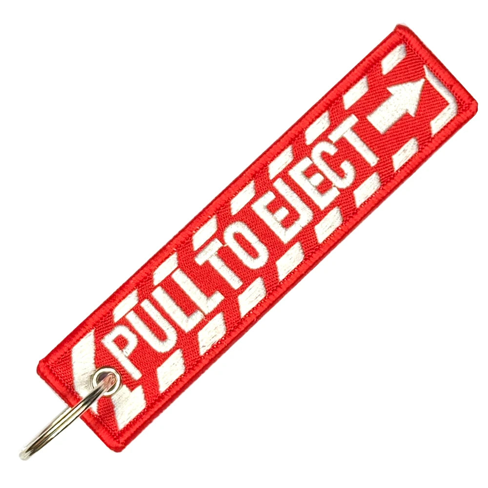 Double-Sided Embroidery Key Ring Keychain For Motocycle Keys detail view
