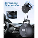 360° Adjustable Magnetic Suction Phone Holder for Car and Mirror detail view