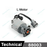 MOC Power Functions M/L/XL Motor Battery Box IR Remote Receiver for RC Car Robot Mo additional angle