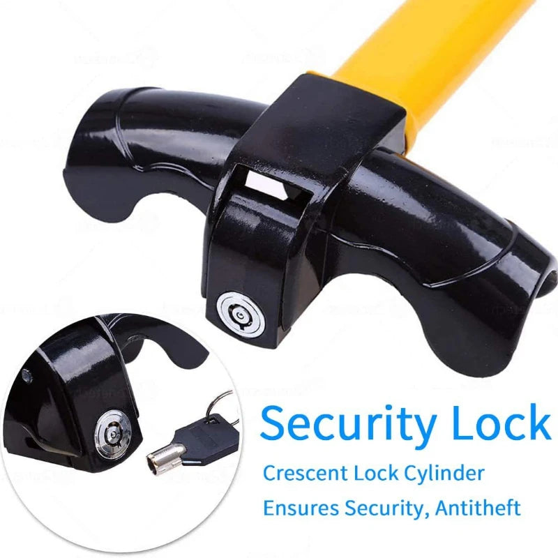 Car Steering Wheel Lock Universal Heavy Duty Stainless Lock Anti-theft Car Security R lifestyle view