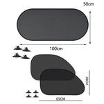 Foldable Mesh Car Sunshade | 1-5 Pcs