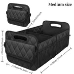 Waterproof Polyester Car Trunk Organizer for SUV with 6 Pockets Vehicle Storage Accessory