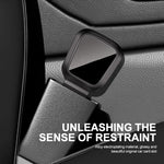 Car Seat Belt Clip Extender Safety Seatbelt Lock Buckle Plug Just Plug and Play Insert close-up view