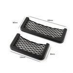 Car Net Pocket Phone Holder Storage Bag Auto Paste 8*15CM additional angle