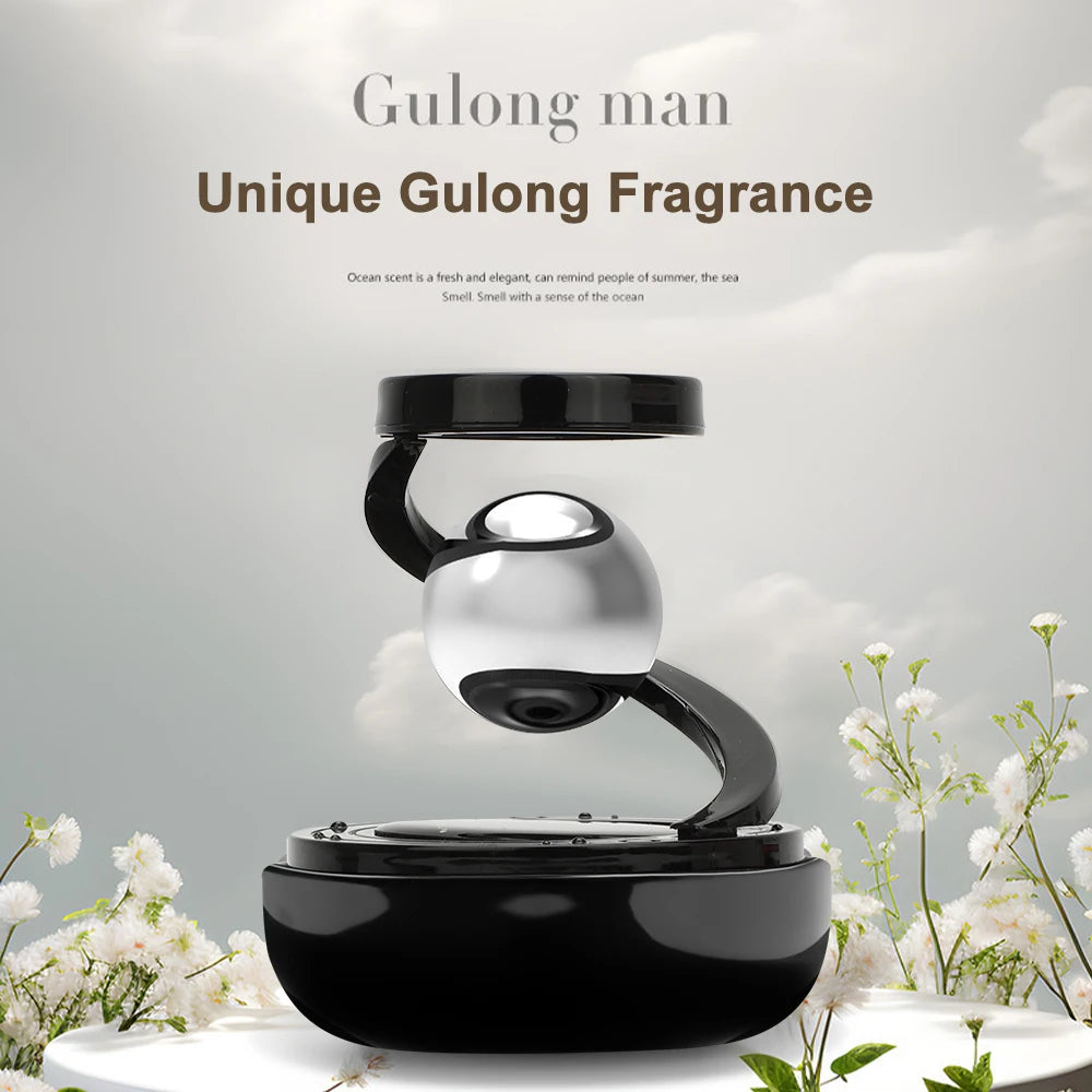 Solar Power Car Perfume Auto Air Freshener Suspended Ornaments Rotating Aromatherapy alternate view