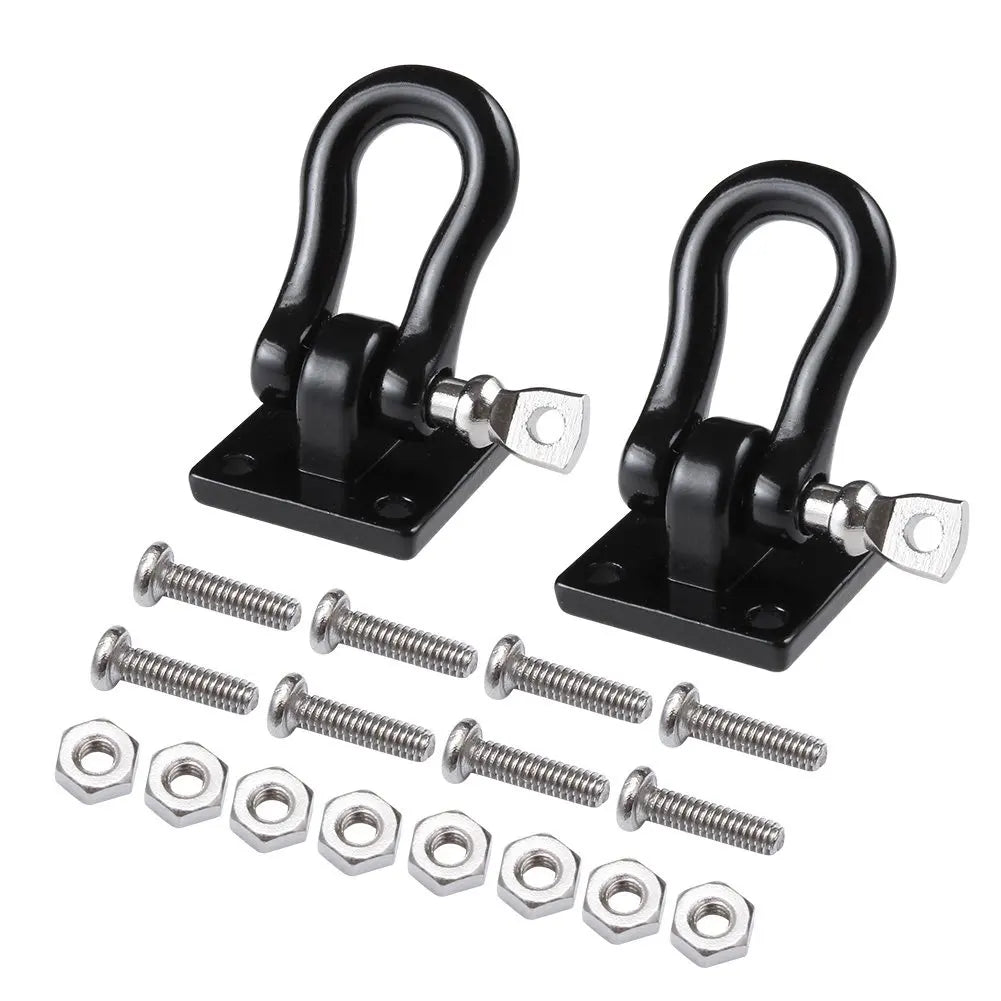 Metal Tow Hooks Trailer Shackles for 1/10 RC Crawler Axial SCX10 Traxxas TRX4 D90 lifestyle view