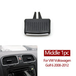 Golf 6 Front Dashboard Air Conditioner Outlet AC Vent Grille Slider Tab Clip Repair Kit For VW Volkswagen 2008-2012 5K0819703