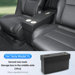 For Tesla 6-Seater Model YL 2026 Second Row Seat Aisle Storage Box, Car Multifunction alternate view