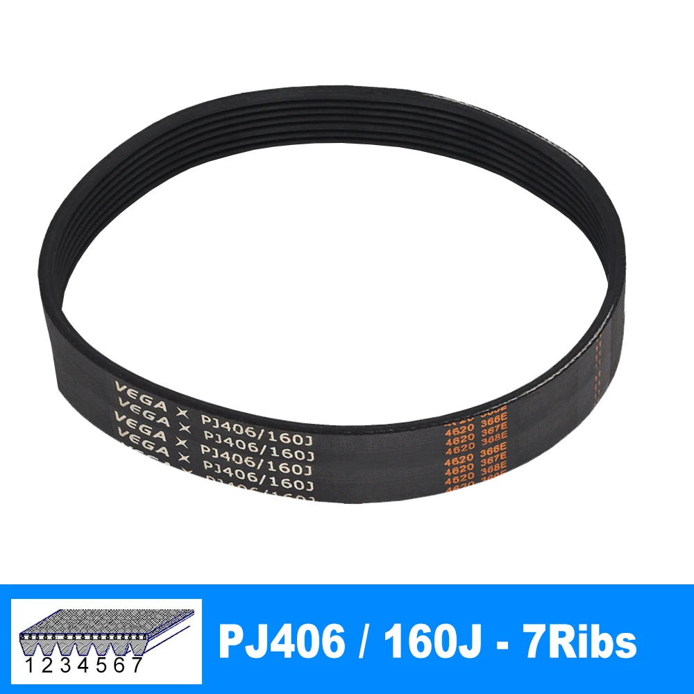 VEGA V-Belt PJ406 160J 4/5/6/7 Ribs For DIYModel Motor Belt Parts alternate view