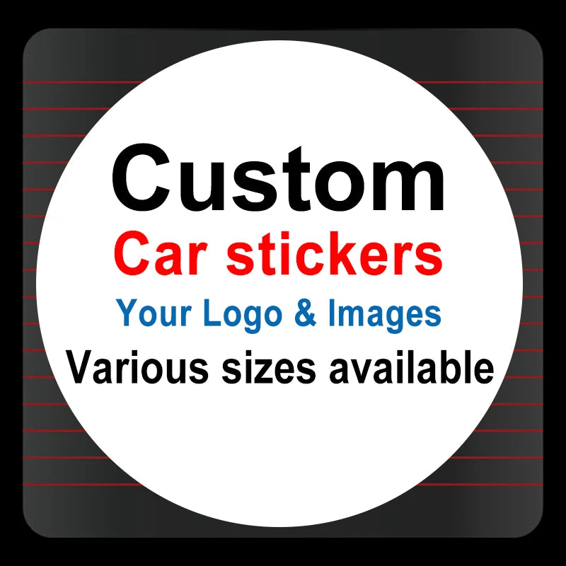 Car Stickers / Wall Sticker Waterproof Vinyl customized Your Own Stickers Labels With Any Design and Logo