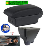 For Peugeot 207 Armrest Box Peugeot 207CC Car Armrest Central Storage Box with USB In alternate view