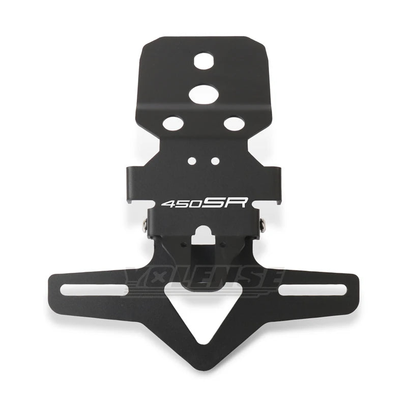 CFMoto 250SR 300SR 450SR 450SS 450NK License Plate Holder | Fender Eliminator Short T lifestyle view